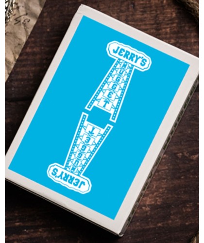 Jerrys Nugget Icey Blue Marked Monotone Playing Cards