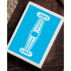 Jerrys Nugget Icey Blue Marked Monotone Playing Cards