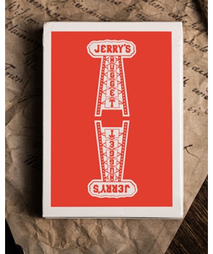 Jerrys Nugget Atomic Red Marked Monotone Playing Cards
