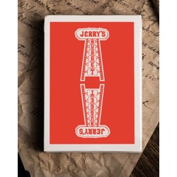 Jerrys Nugget Atomic Red Marked Monotone Playing Cards