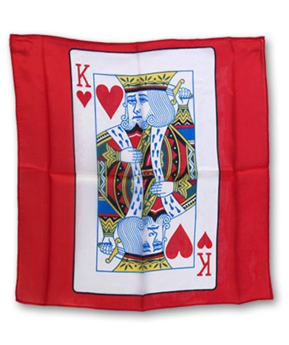 Silk 18 inch King of Hearts Card from Magic by Gosh