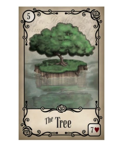 UNDER THE ROSES LENORMAND TAROT CARDS