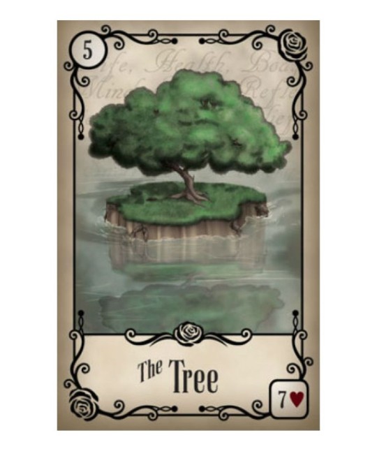UNDER THE ROSES LENORMAND TAROT CARDS