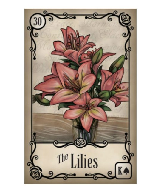 UNDER THE ROSES LENORMAND TAROT CARDS