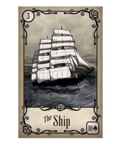 UNDER THE ROSES LENORMAND TAROT CARDS