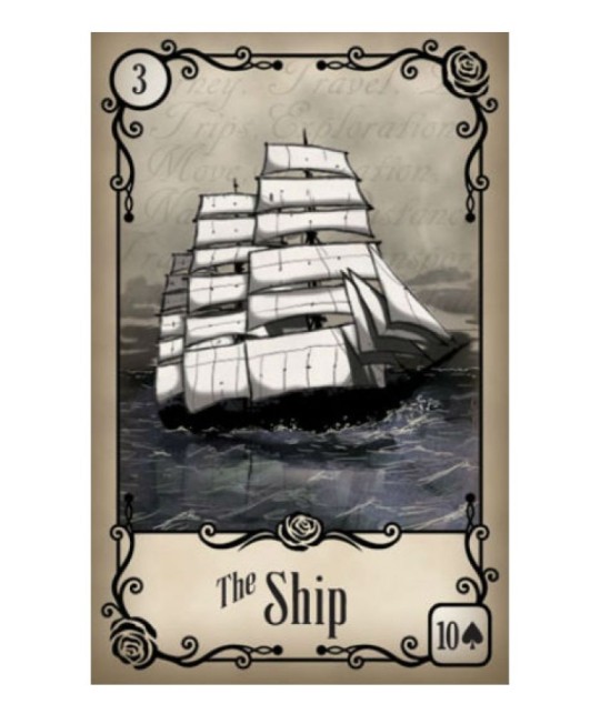 UNDER THE ROSES LENORMAND TAROT CARDS