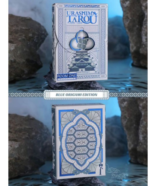 Urashima Tarou Blue Origami Playing Cards