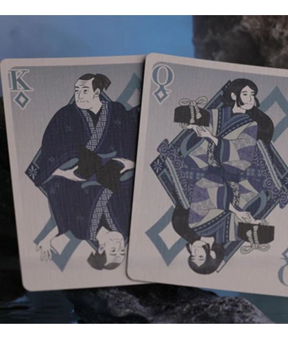 Urashima Tarou Blue Origami Playing Cards