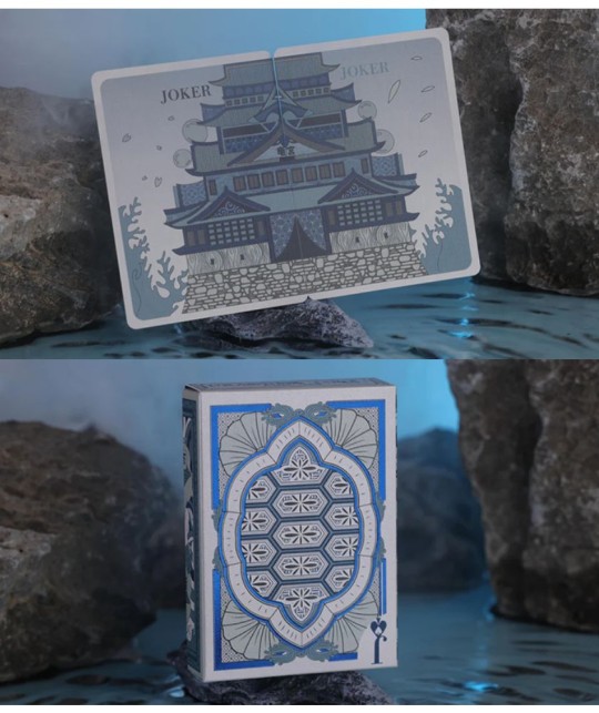 Urashima Tarou Blue Origami Playing Cards
