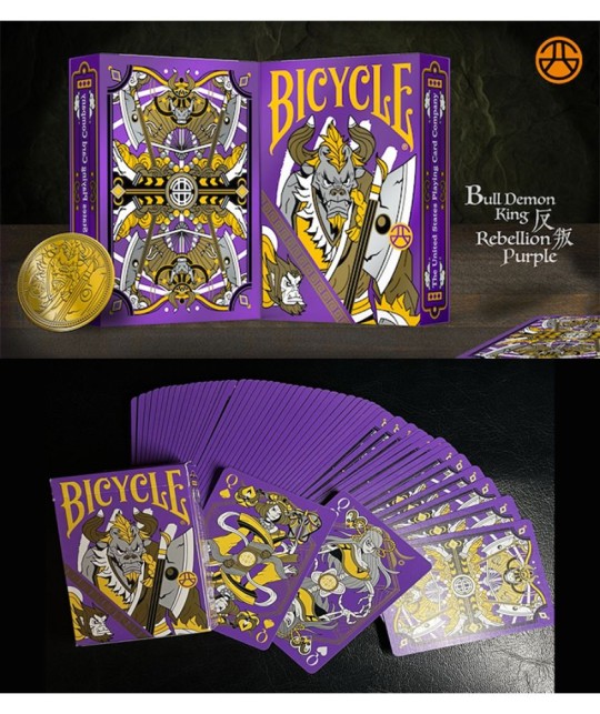 Bicycle Bull Demon King Rebellion Purple Carti de Joc