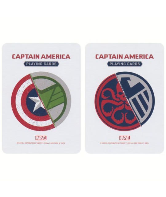 Captain America Carti de Joc by theory11