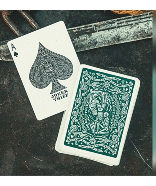 JT Crown Green Playing Cards by Joker and the Thief