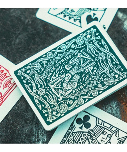 JT Crown Green Playing Cards by Joker and the Thief