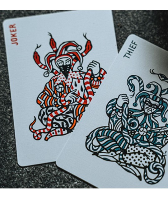 JT Crown Blue Playing Cards by Joker and the Thief