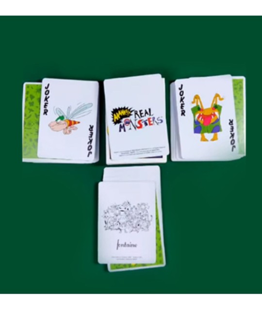 Fontaine Nickelodeon Monsters Playing Cards