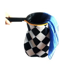 Change Bag Diamond with Zipper Black-White