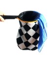 Change Bag Diamond with Zipper Black-White