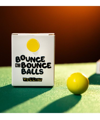 Bounce no Bounce Balls YELLOW by Murphys Magic