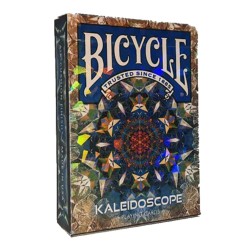 Bicycle Kaleidoscope Blue Playing Cards