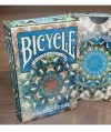 Bicycle Kaleidoscope Blue Playing Cards