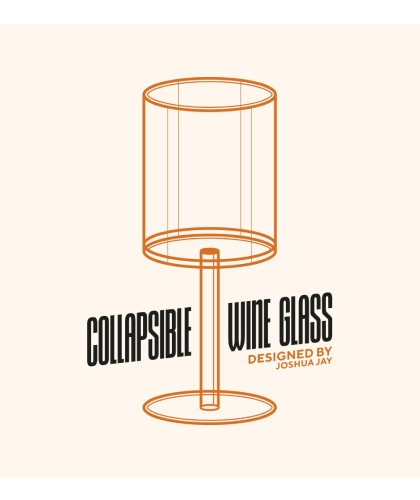 Collapsible Wine Glass by Joshua Jay