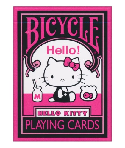 Bicycle Hello Kitty Black Pink Carti de Joc