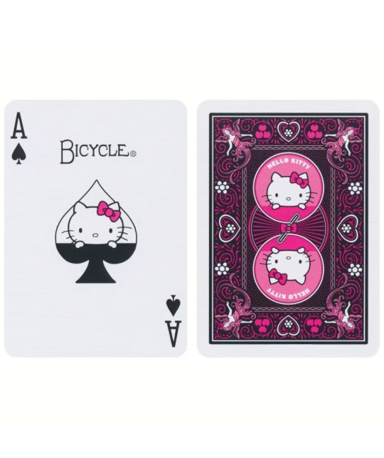 Bicycle Hello Kitty Black Pink Carti de Joc