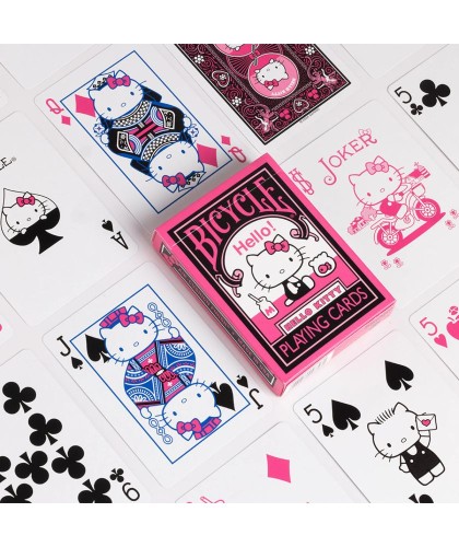 Bicycle Hello Kitty Black Pink Carti de Joc