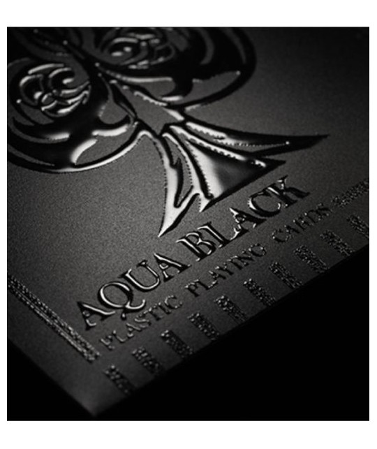 Aqua Black Invisible Playing Cards by MPC Aqua Black Invisible Playing Cards by MPC