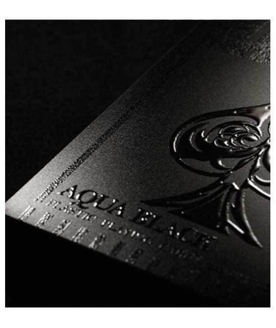 Aqua Black Invisible Playing Cards by MPC Aqua Black Invisible Playing Cards by MPC