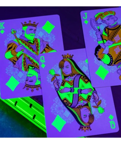 Bicycle Neon Rider Back Green-Glo Deck Playing Cards