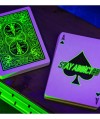 Bicycle Neon Rider Back Green-Glo Deck Playing Cards