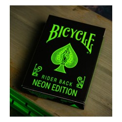 Bicycle Neon Rider Back Green-Glo Deck Playing Cards