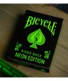 Bicycle Neon Rider Back Green-Glo Deck Playing Cards