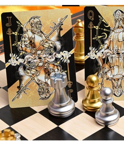CHESS Black Playing Cards by Hidden Light