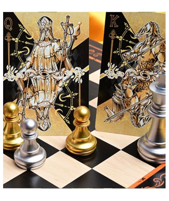 CHESS Black Playing Cards by Hidden Light CHESS Black Playing Cards by Hidden Light