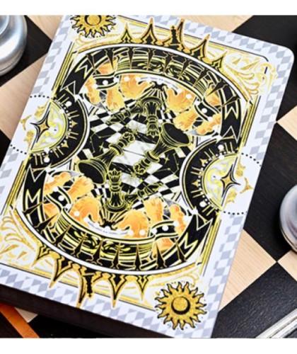 CHESS White Playing Cards by Hidden Light