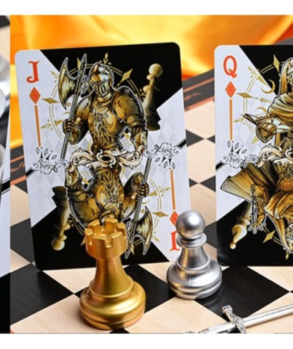 CHESS White Playing Cards by Hidden Light