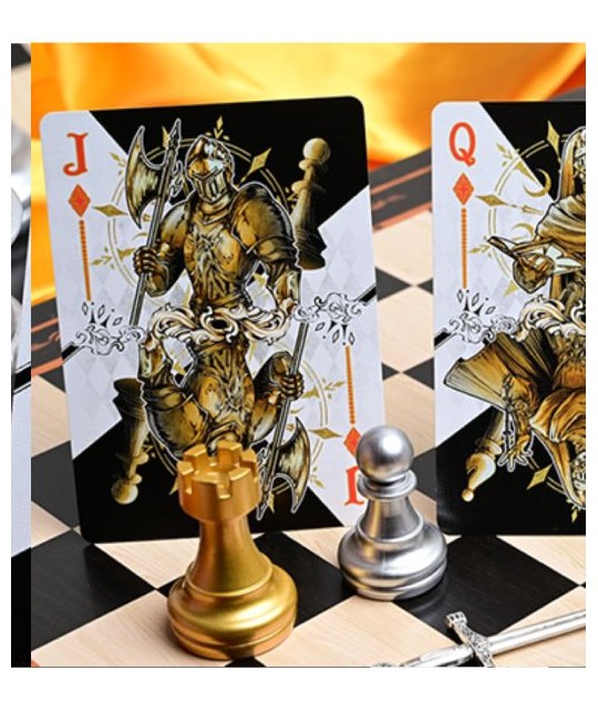 CHESS White Playing Cards by Hidden Light CHESS White Playing Cards by Hidden Light
