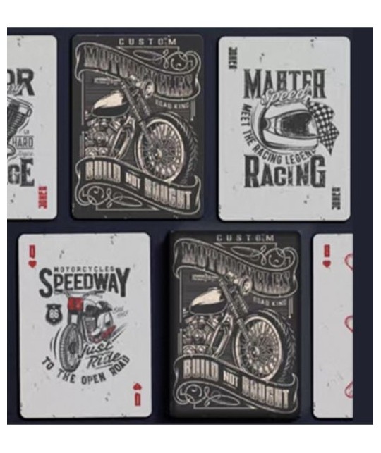 Custom Motorcycles Playing Cards Custom Motorcycles Playing Cards
