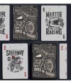 Custom Motorcycles Playing Cards
