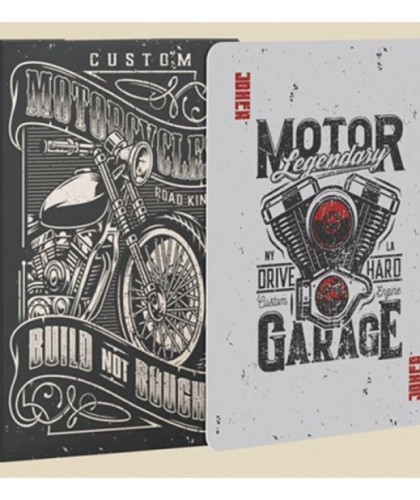 Custom Motorcycles Playing Cards