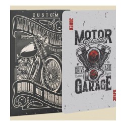 Custom Motorcycles Playing Cards