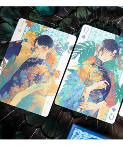 Peacock Playing Cards by TCC Fashion