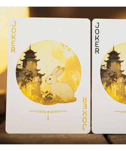 Round Moon Playing Cards by TCC Fashion
