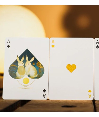 Round Moon Playing Cards by TCC Fashion