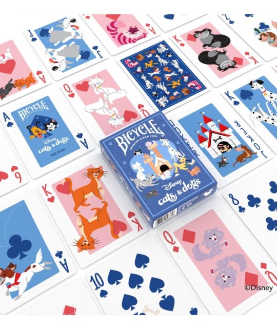 Bicycle Disney Cats and Dogs Carti de Joc