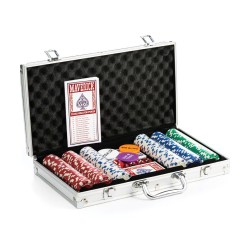 Maverick Texas Hold em Set de Poker, 300 Jetoane