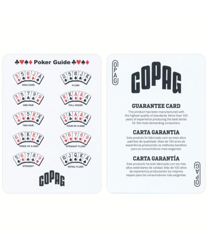 Gold Copag Texas Hold Em Plastic Jumbo Carti de Poker