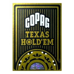 Gold Copag Texas Hold Em Plastic Jumbo Carti de Poker